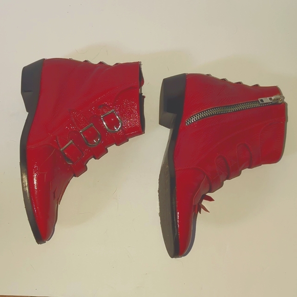 Modern Vice Red Leather boot - Picture 4 of 8